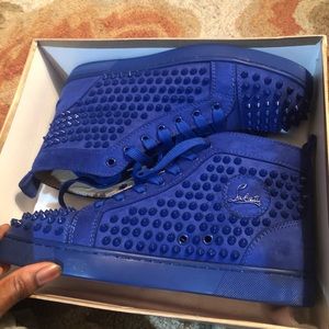 Christian Louboutin Blue High-Tops